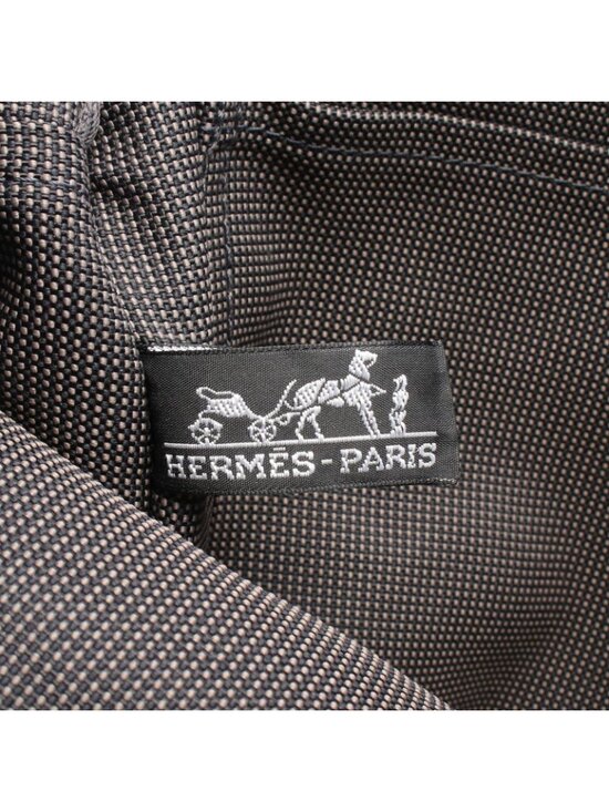 Hermes Backpack Her Line a Dos MM Gray Canvas main image 4